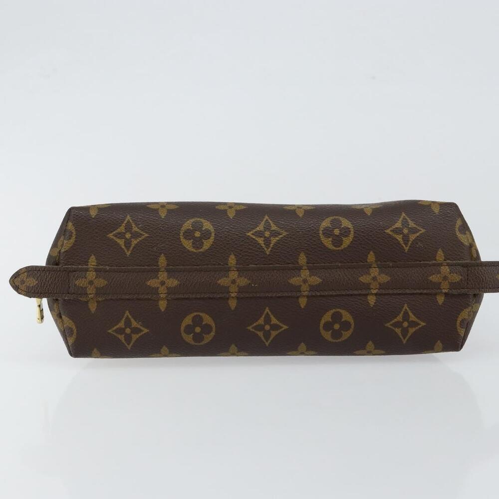 LOUIS VUITTON Monogram Trousse Demi Ronde Cosmetic Pouch M47520 LV Auth BA6539 - Picture 6 of 16